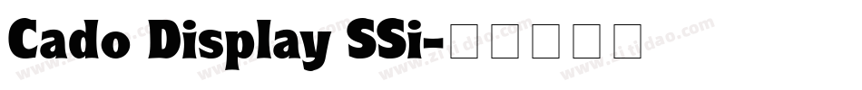 Cado Display SSi字体转换